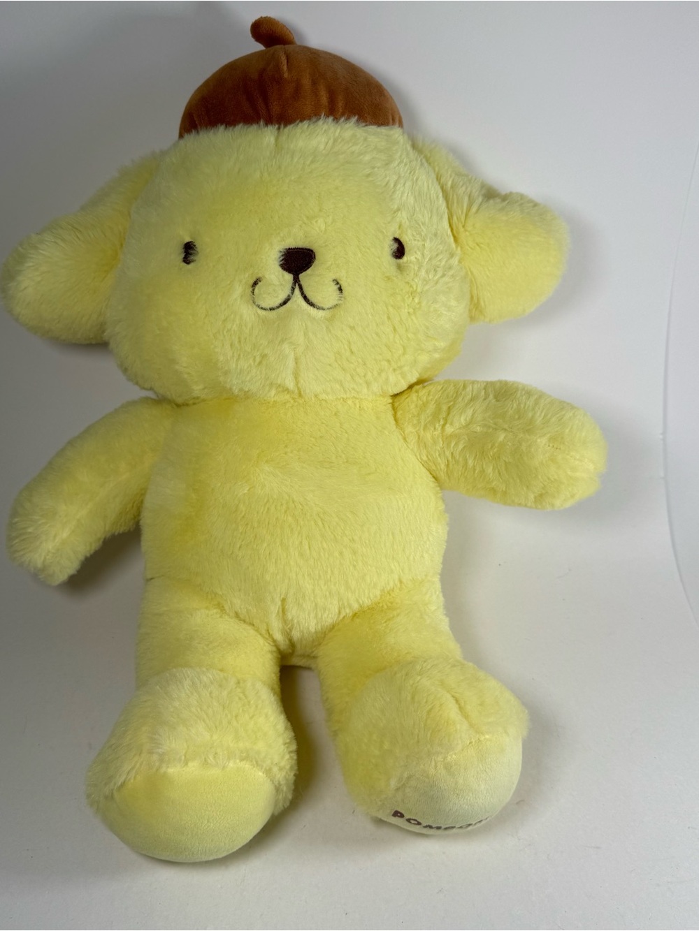 Build A Bear Plush Pompompurin 17" 2023 Hello Kitty Friends Sanrio Yellow Brown